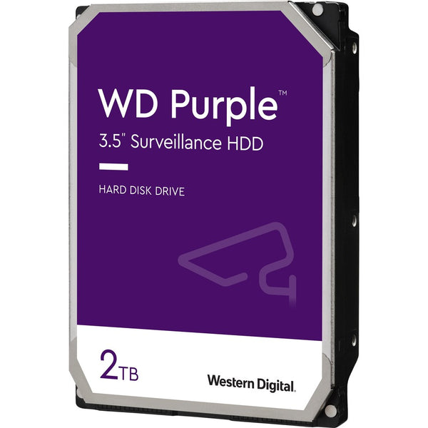 Western Digital Western Digital Purple 2 TB Hard Disk Drive - 5400 RPM SATA 6 GBs 64MB Cache 3.5 Inch- WD20PURZ Default Title
