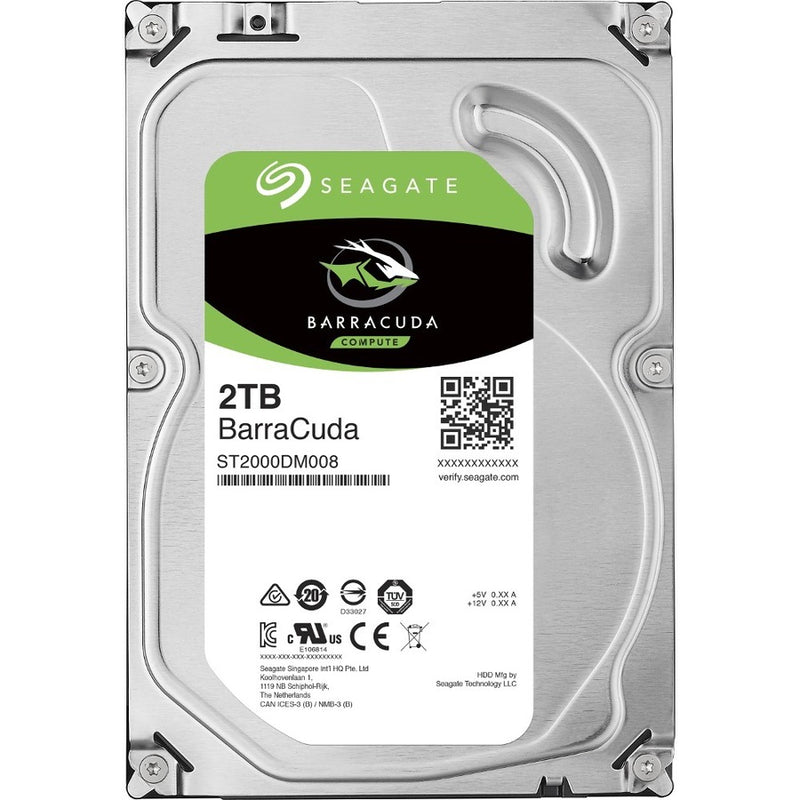 Seagate 2TB BarraCuda SATA 6 Gb/s 3.5" Hard Drive