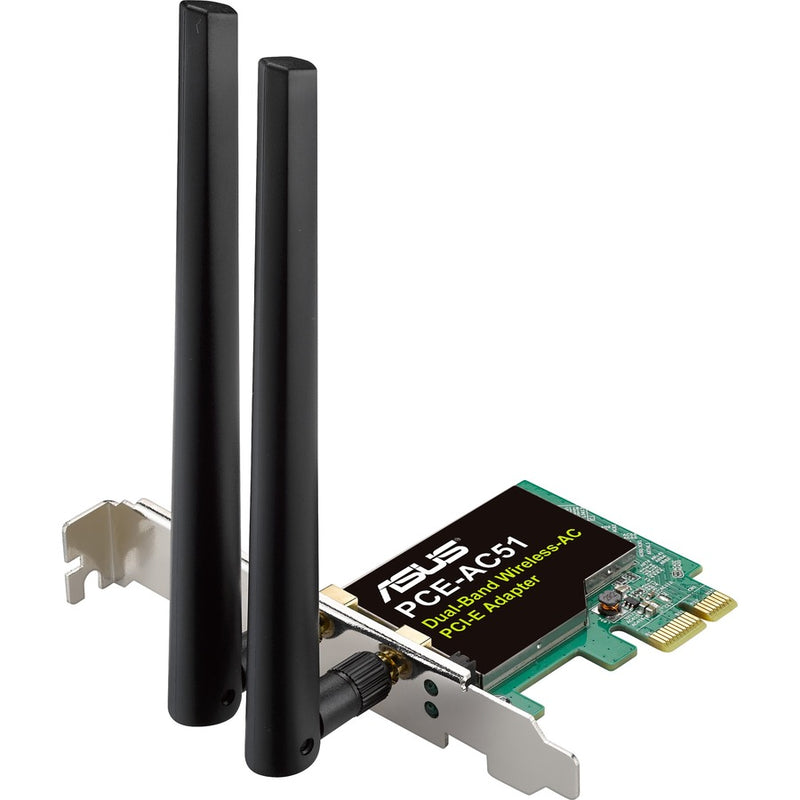 ASUS PCE-AC51 AC750 Wireless Dual-Band PCI Express Adapter