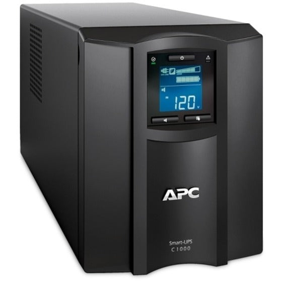 APC SMC1000C 1000VA 120V 8-Outlet NEMA 5-15R Smart-UPS with LCD Display and SmartConnect Port