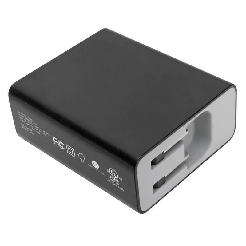 Tripp Lite U280-W02-A1C1 Dual-Port USB Wall Charger with PD Charging USB-C 39W and USB-A 5V 2.4A 12W