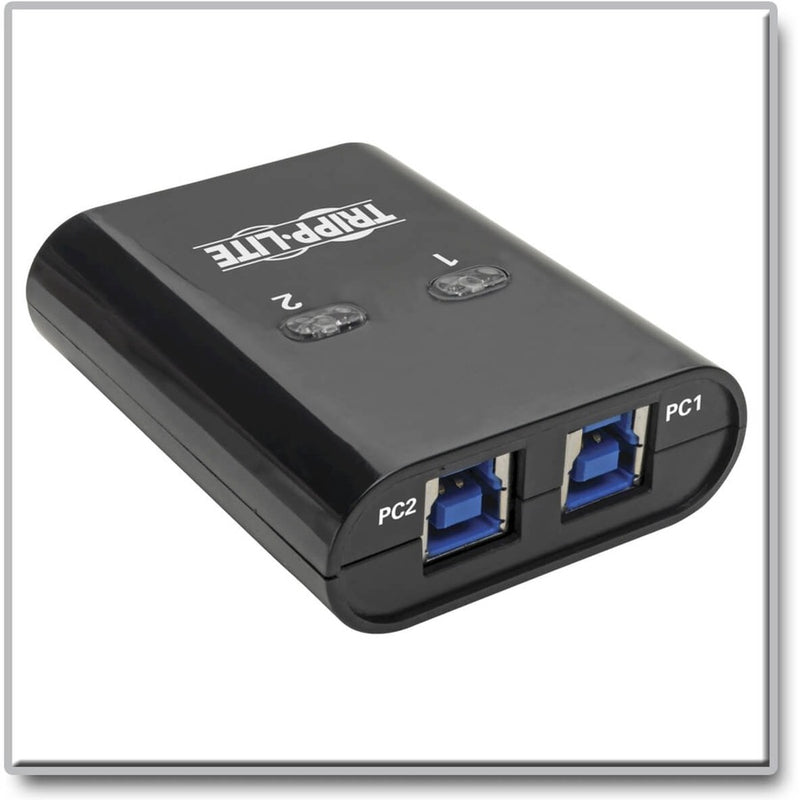 Tripp Lite U359-002 2-Port SuperSpeed USB 3.0 Peripheral Sharing Switch