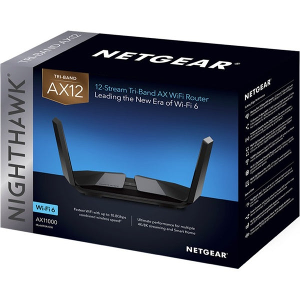 NETGEAR NETGEAR RAX40-100NAS Nighthawk AX4 4-Stream AX3000 Wi-Fi 6 Router Default Title
