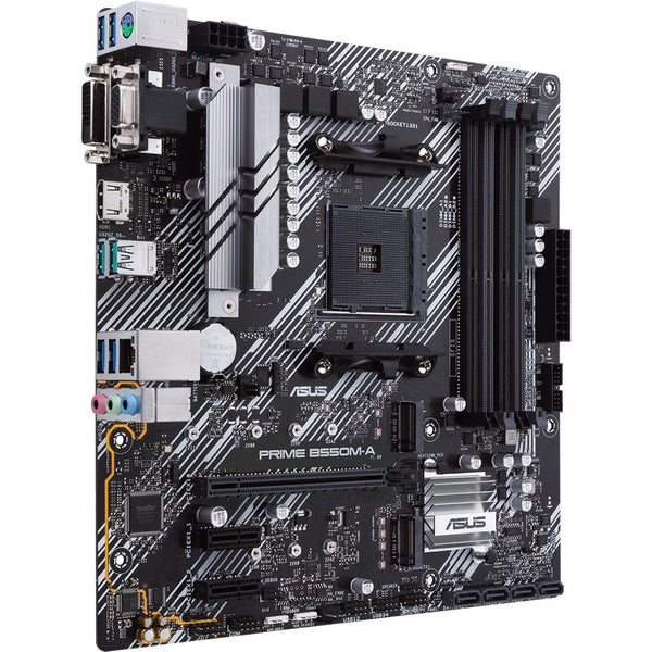 ASUS ASUS PRIME B550M-A/CSM AMD Ryzen AM4 B550 Micro ATX Motherboard with Dual M.2 and Aura Sync RGB Headers Default Title
