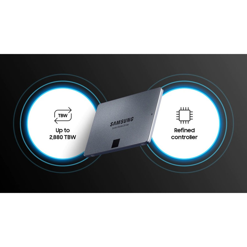 Samsung MZ-77Q1T0B/AM 1TB 2.5in 870 QVO SATA III Internal V-NAND SSD