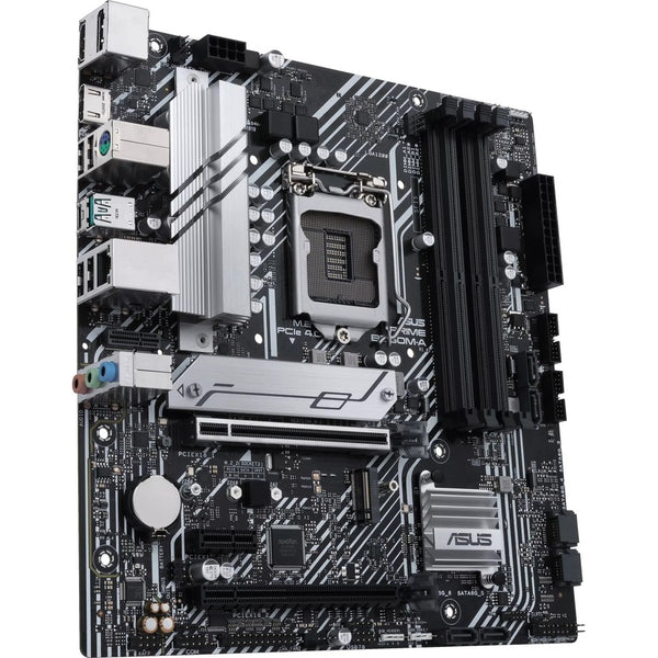 ASUS ASUS PRIME B560M-A Intel B560 LGA1200 mATX Motherboard with Aura Sync Addressable RGB Default Title
