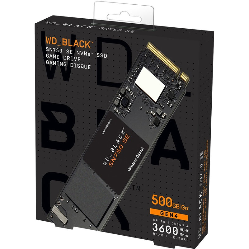 Western Digital WDS500G1B0E 500GB M.2 2280 WD Black SN750 SE NVMe SSD