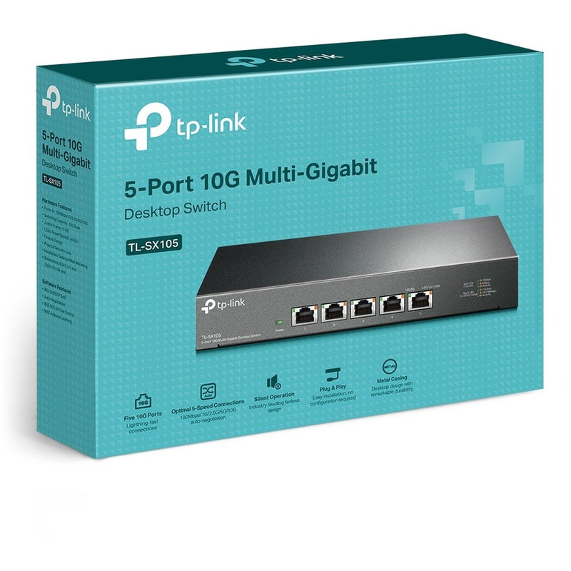 TP-Link TL-SX105 5-Port 10G Gigabit Desktop Switch