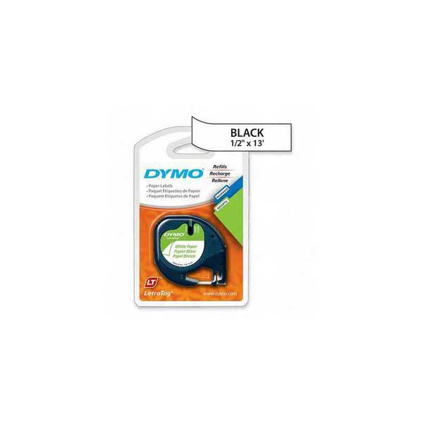 DYMO Pearl White Paper 1/2" x 13' Label Tape - 2 Pack