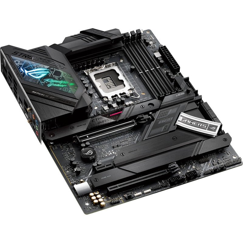 ASUS ROG STRIX Z690-F GAMING WIFI 6E Intel LGA1700 DDR5 ATX Motherboard with Aura Sync RGB Lighting