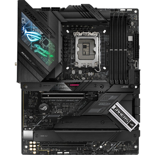 ASUS ASUS ROG STRIX Z690-F GAMING WIFI 6E Intel LGA1700 DDR5 ATX Motherboard with Aura Sync RGB Lighting Default Title
