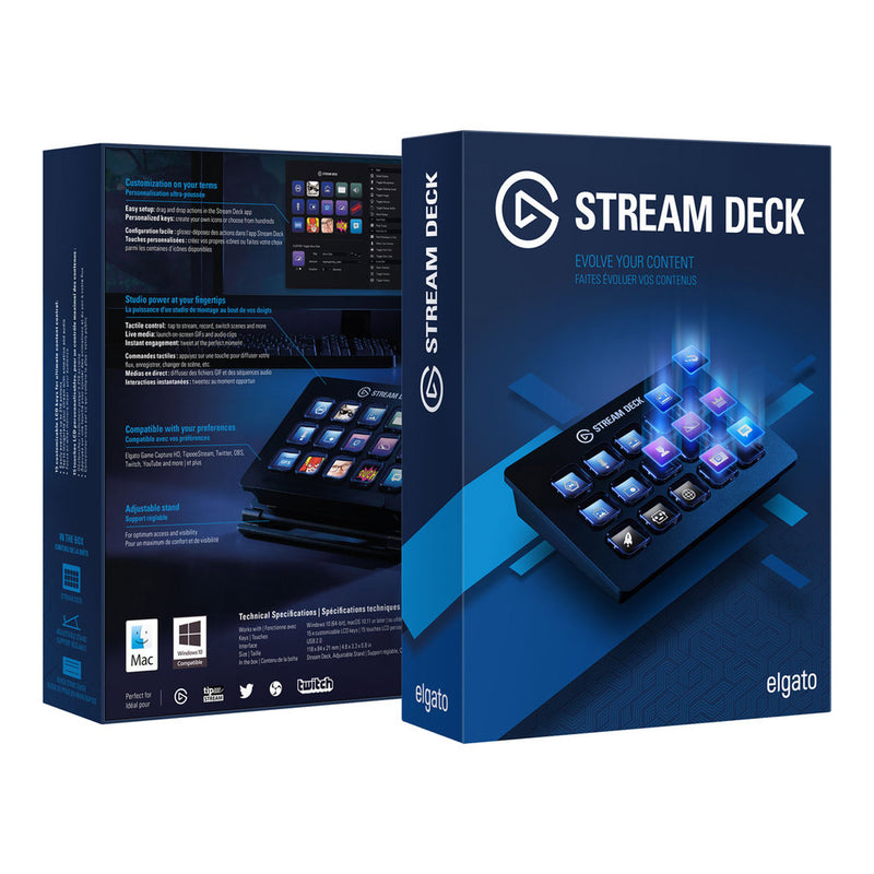 Elgato Stream Deck Mini (10GAI9901) Live Content Creation Wired Keybad for  sale online
