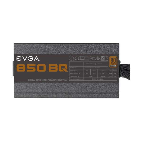 EVGA 110-BQ-0850-V1 850W 80 Plus Bronze Semi-Modular BQ Power Supply