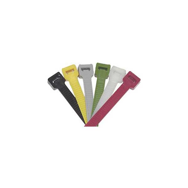 14.5" Cable Ties - Gray / 100 Pack