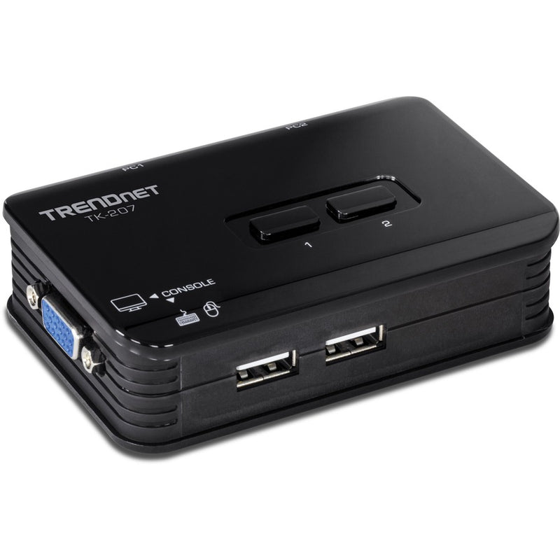 TRENDnet TK-207K 2-Port USB KVM Switch Kit