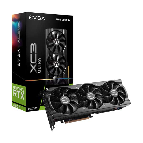 EVGA EVGA 12G-P5-3955-KR NVIDIA GeForce RTX 3080 Ti XC3 Ultra Gaming Graphics Card with 12GB GDDR6X and ARGB LED Default Title
