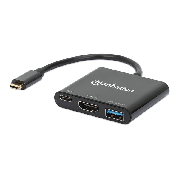 Manhattan Manhattan 130622 3-in-1 USB-C to HDMI Docking Converter with 100W Power Delivery Default Title
