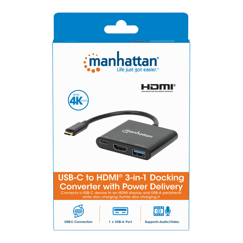 USB-C to HDMI Converter w/ Power Delivery Port (153416)