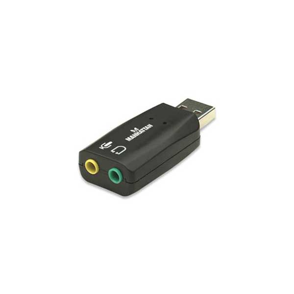 Manhattan Manhattan 150859 Hi-Speed USB 2.0 3D 5.1 Sound Adapter Default Title

