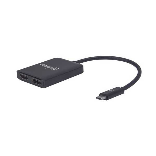 Manhattan Manhattan 152969 USB-C to Dual HDMI Converter – MST Hub Default Title

