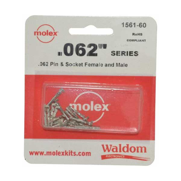Waldom Electronics MOLEX .062 M/F PIN & SOCKET TE Default Title
