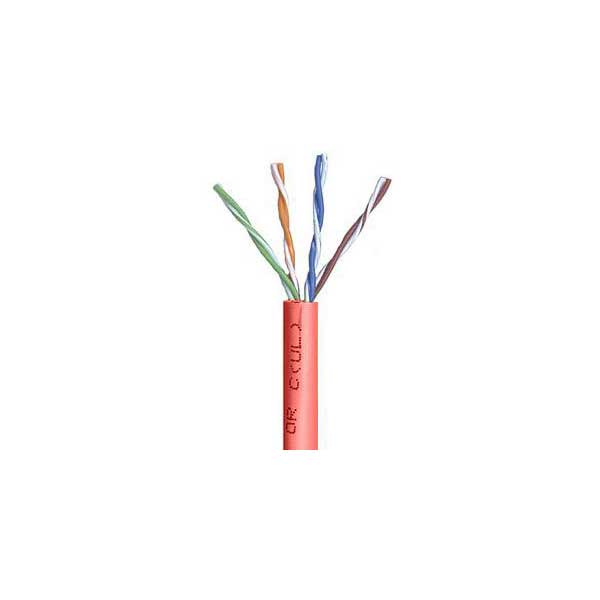 Belden Belden 1583A Red Cat5e Riser (CMR) Cable, 24AWG, 4-Pair, 200MHz, 1000FT Spool Default Title
