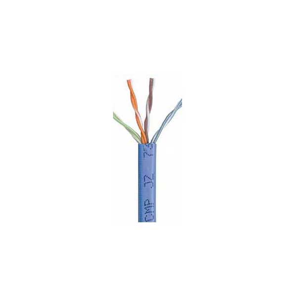 Belden Belden 1585A Blue Cat5e Plenum (CMP) Cable, 23AWG, 4-Pair, 200MHz, Sold By The Foot Default Title
