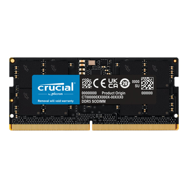 Crucial Crucial 16GDDR5SO-4800 16GB DDR5-4800 SODIMM Laptop Memory Default Title

