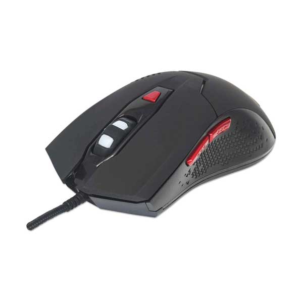 Manhattan Manhattan 176071 Wired USB Optical Gaming Mouse with LED Lighting and Adjustable DPI Default Title
