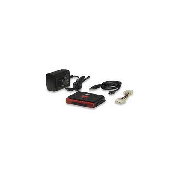 Manhattan 179195 Hi-Speed USB 2.0 to SATA/IDE Adapter with 3-in-1 One-Touch Backup