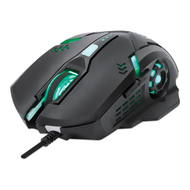 Manhattan 179256 RGB LED Wired Optical USB Gaming Mouse