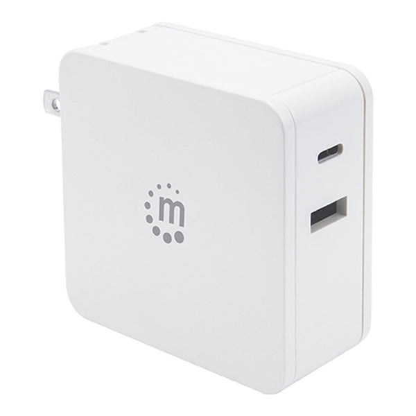 Manhattan Manhattan 180221 60W 2.4A 2-Port USB-C & USB-A Power Delivery Wall Charger Default Title
