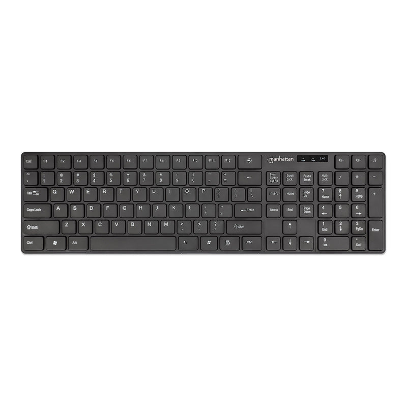 Manhattan 180627 2.4GHz Wireless Keyboard and Optical Mouse Combo