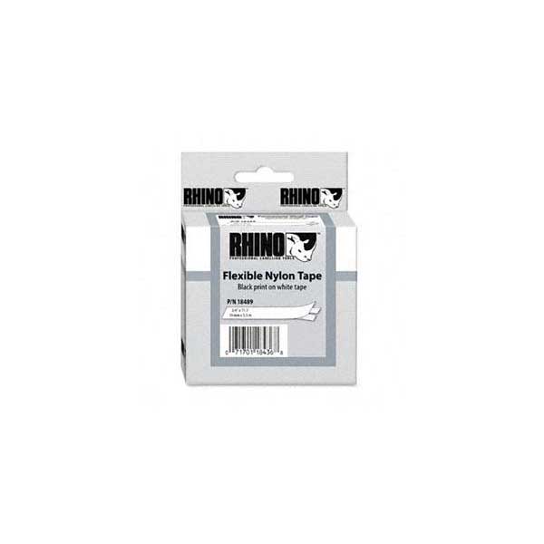 Dymo Rhino Pro 3/4" White Flexible Nylon Labels