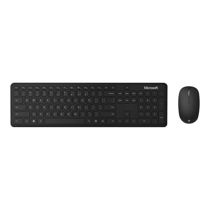 Microsoft 1AI-00001 Black Bluetooth Desktop Keyboard and Mouse Combo for Business
