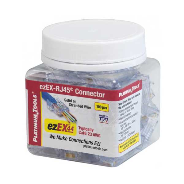 Platinum Tools ezEX44 - ezEX-RJ45 Connectors (100-pack)