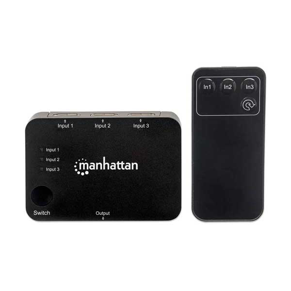 Manhattan 207522 3-Port 4K UHD HDMI Switch