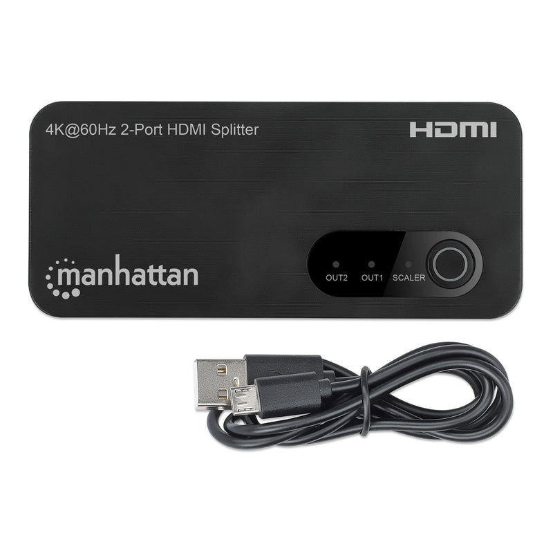 Manhattan 207614 2-Port 18Gbps 4K HDMI Splitter