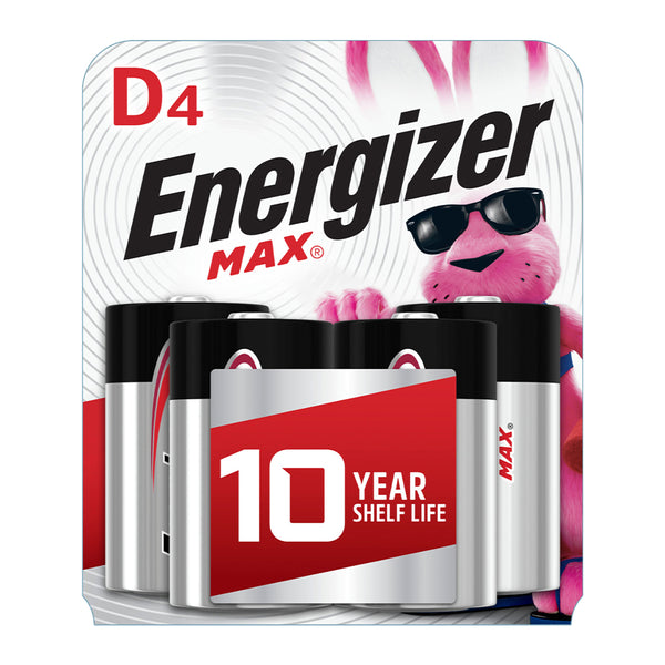 Energizer Energizer MAX D Alkaline Battery - 4 Pack Default Title
