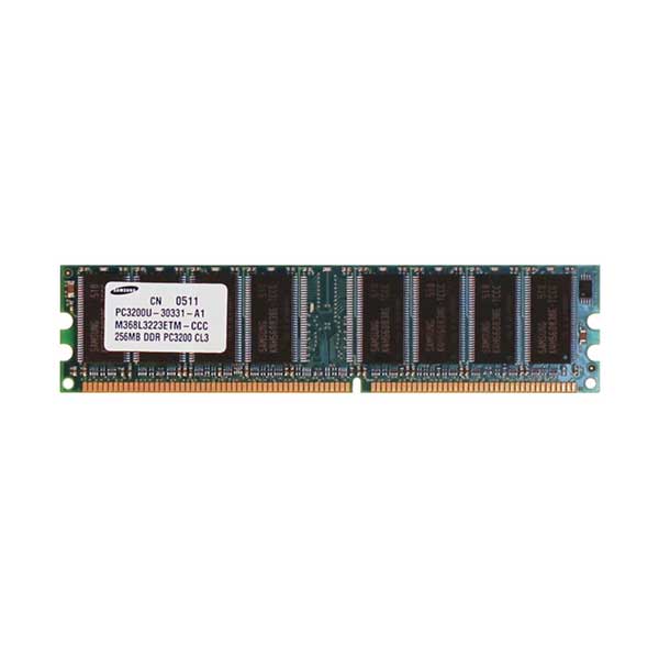256MB DDR 400MHz PC3200 Memory Module