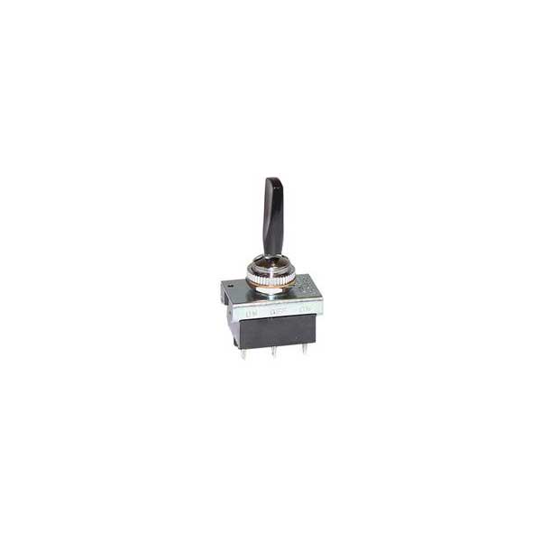 Standard Paddle Handle Toggle Switch - DPDT / On - Off - On