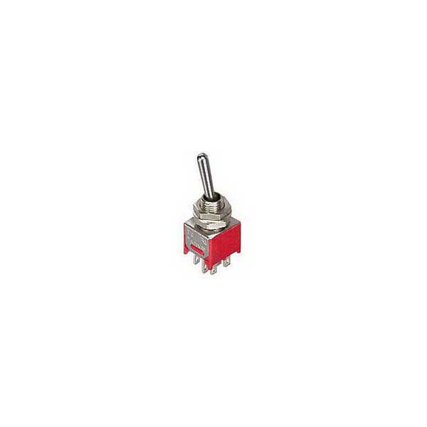 Philmore 30-10018 Mini Toggle Switch DPDT (On)-Off-(On) 5A 120V