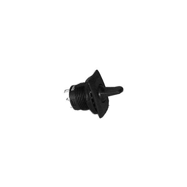 Round Paddle Lever Momentary Toggle Switch - SPDT / On - Off - (On)