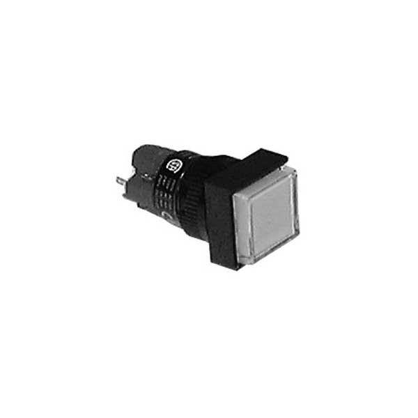 Philmore LKG Lighted Push Button Momentary Switch w/ Square Bezel - SPST / Off-(On) Default Title
