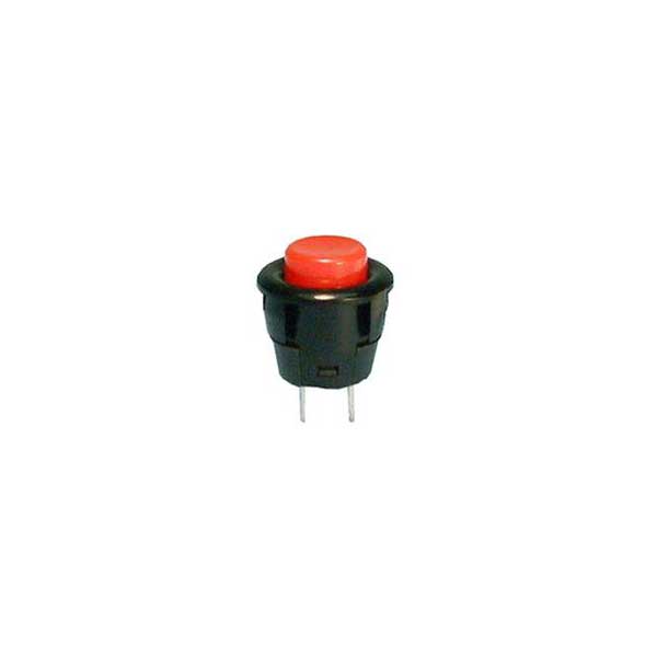 Round Snap In Push Button Momentary Switch - SPST