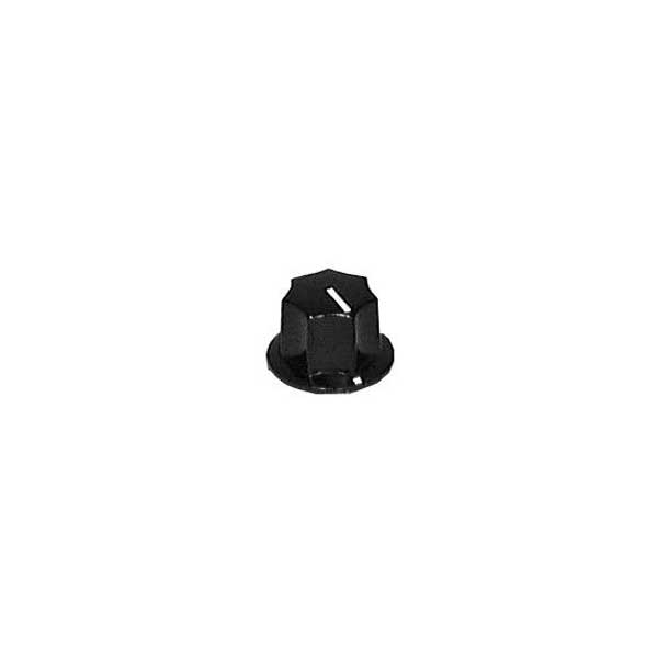 Black 1-10 Fluted Knob w/ Taper Skirt Indicator