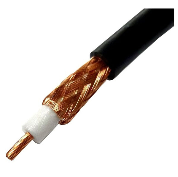 JSC Wire & Cable 3061-0500S BLK RG-8/U 50 Ohm Mini Type Default Title
