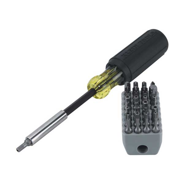 Klein Tools 32510 Magnetic Screwdriver with 32 Tamperproof Bits