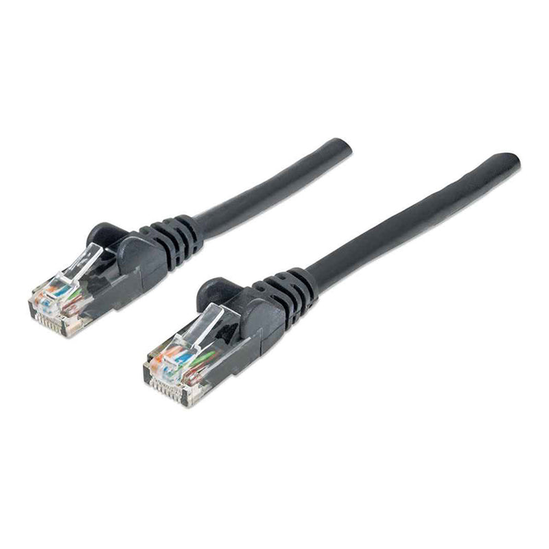 Intellinet 347389 0.5ft Black Cat6 UTP Network Patch Cable