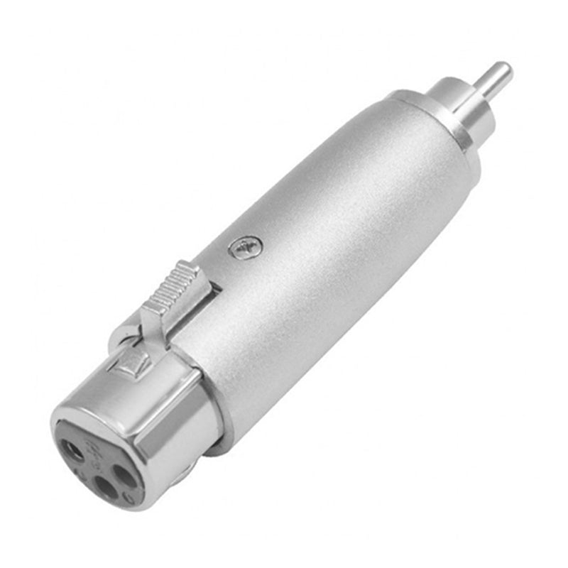3 Pin XLR Female to RCA Male Audio Adapter